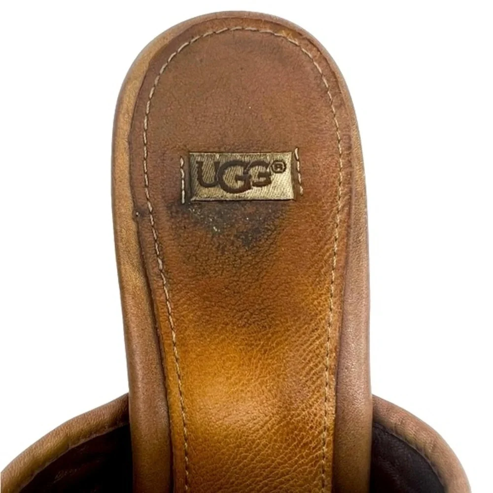 UGG Weaved Heeled Platform Sandals